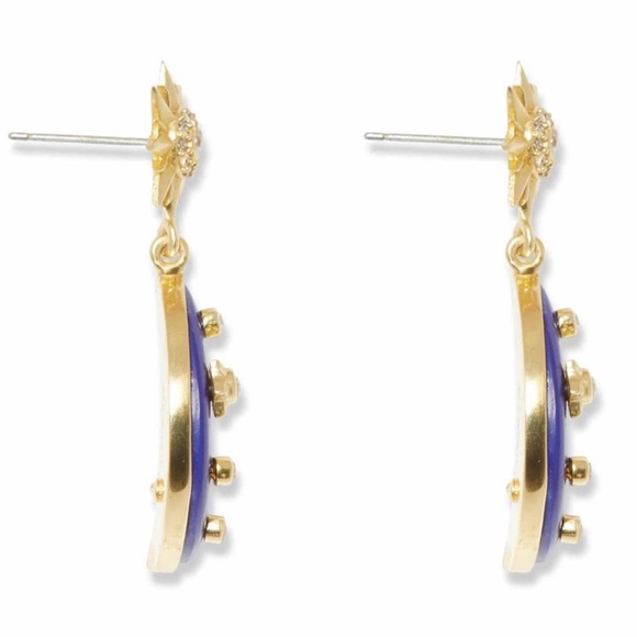 🆑THE SOLE / SOCIETY® INTERGALACTIC DOUBLE DROP POST EARRINGS - Picture 8 of 8